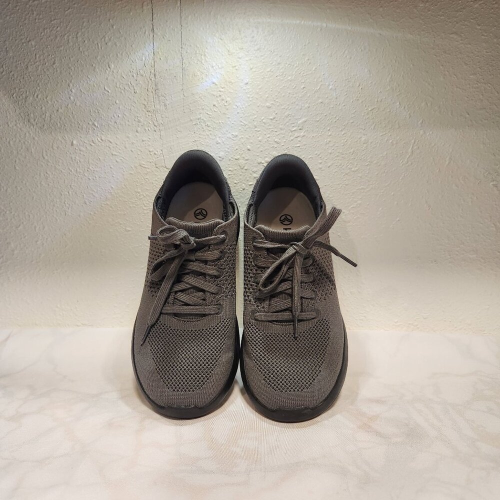 Kizik Womens size 7.5W Graphite Gray Lima Shoe Breathable Knit Upper Rubber Sole
